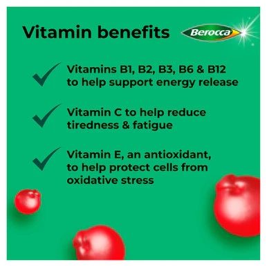 Berocca Multi-Action Cherry Flavour 60 Tablets - Image 7