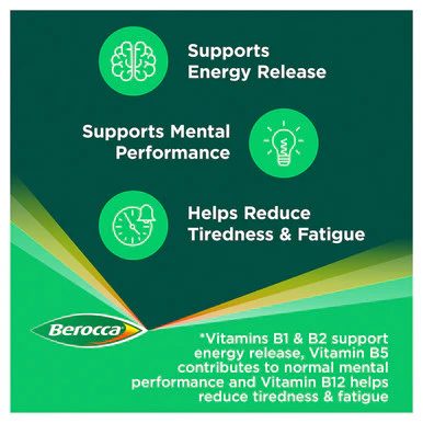 Berocca Orange Energy Vitamin 15 Effervescent Tablets - Image 2