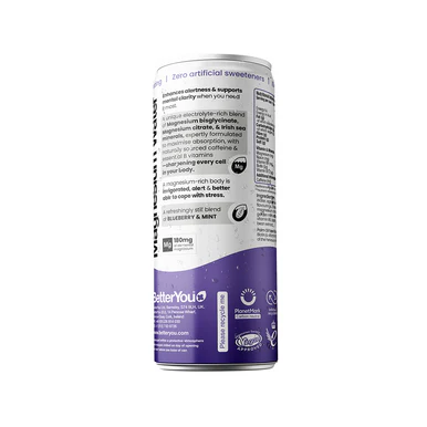 BetterYou Magnesium Water Focus Blueberry & Mint 250ml - Image 2