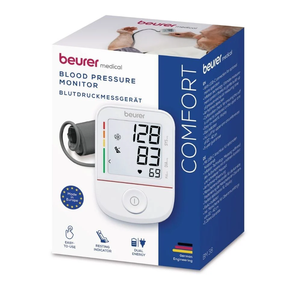 Beurer BM38 Blood Pressure Monitor with Scan & Save Function