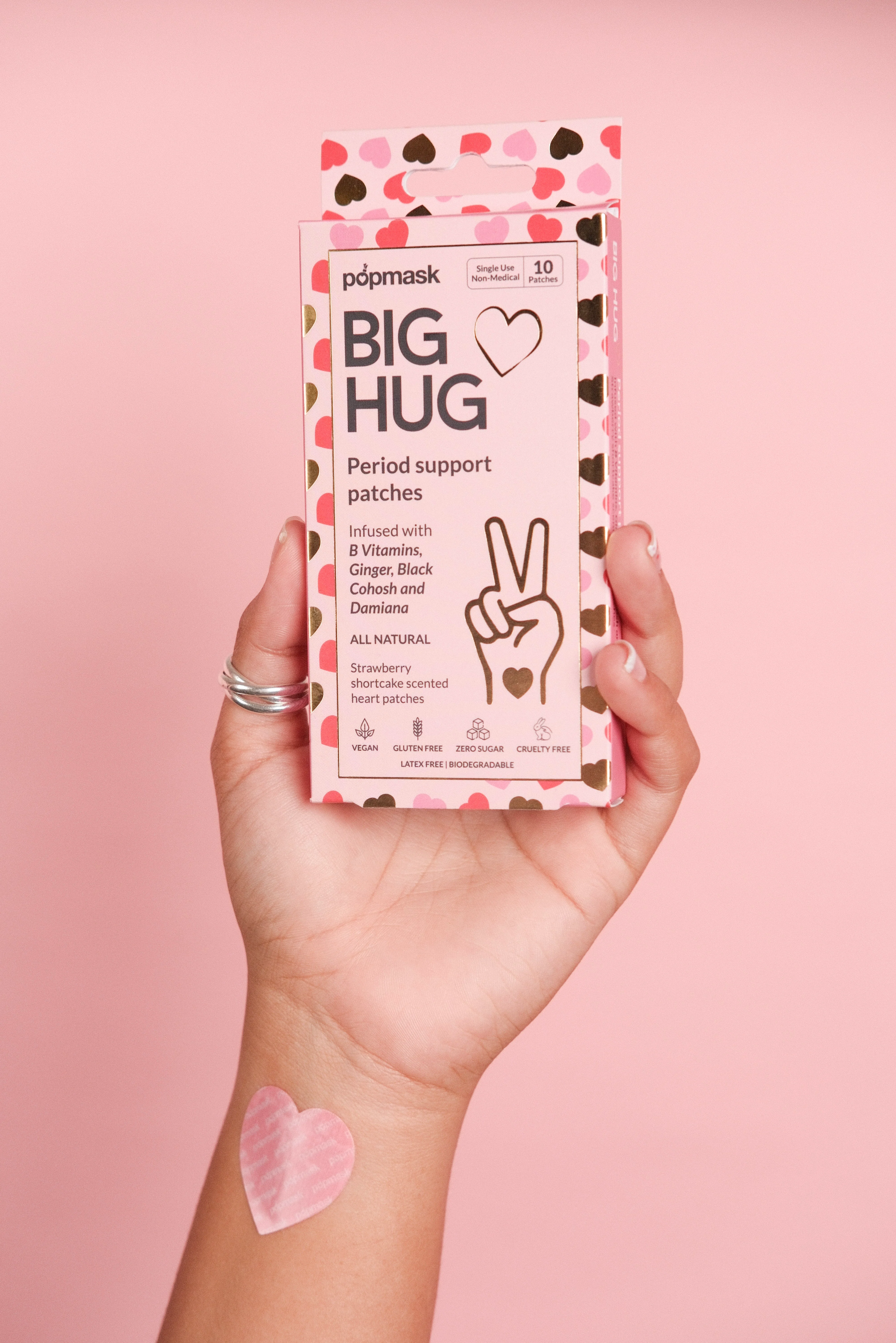 Big Hug Period Vitamin Support Supplement Patches (10 Pack) - Image 2