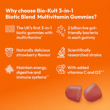 Bio-Kult 3in1 Biotic Blend Probiotic for Kids 30 Gummies - Image 3