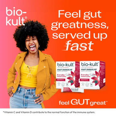 Bio-Kult Everyday Immunity Fast Dissolve Probiotic Powder Mixed Berry 30 Sticks - Image 5