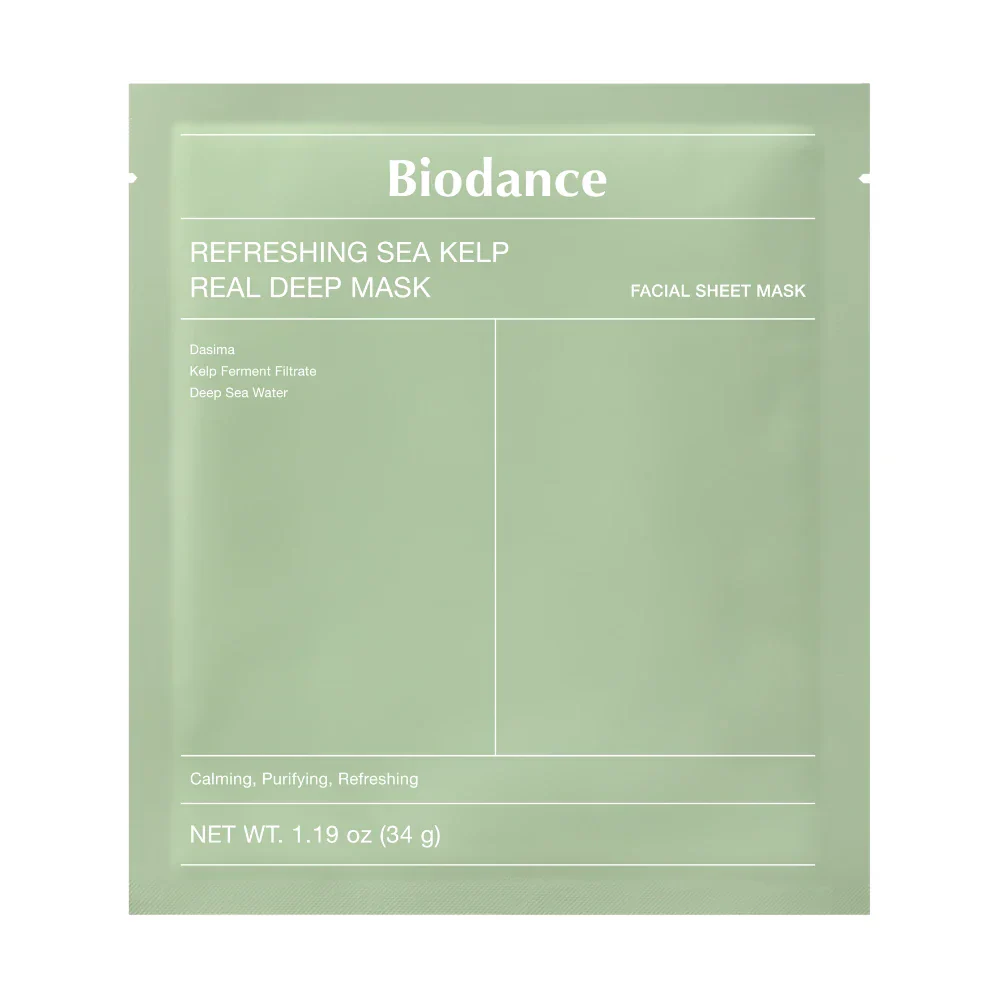 Biodance Refreshing Sea Kelp Real Deep Mask 4 Sheets x 1.19oz (34g) - Image 2