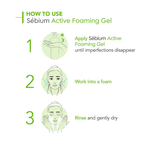 Bioderma Sebium Active Foaming Gel 200ml - Image 2
