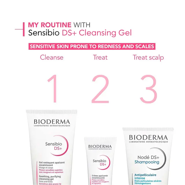 Bioderma Sensibio DS+ Cleansing Gel 200ml - Image 2