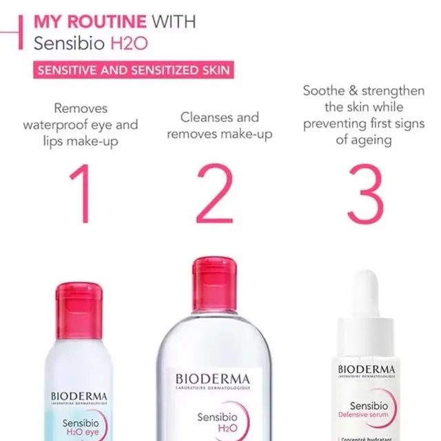 Bioderma Sensibio H2O Micellar Water Cleanser 100ml - Image 3