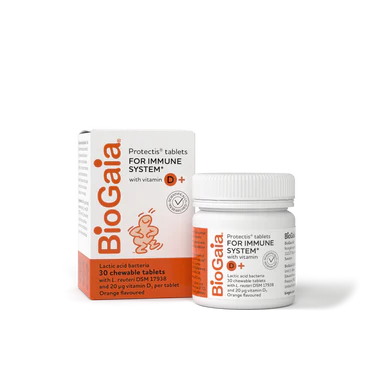 Biogaia Protectis Orange Vitamin D3 20 mcg 30 Chewable Tablets