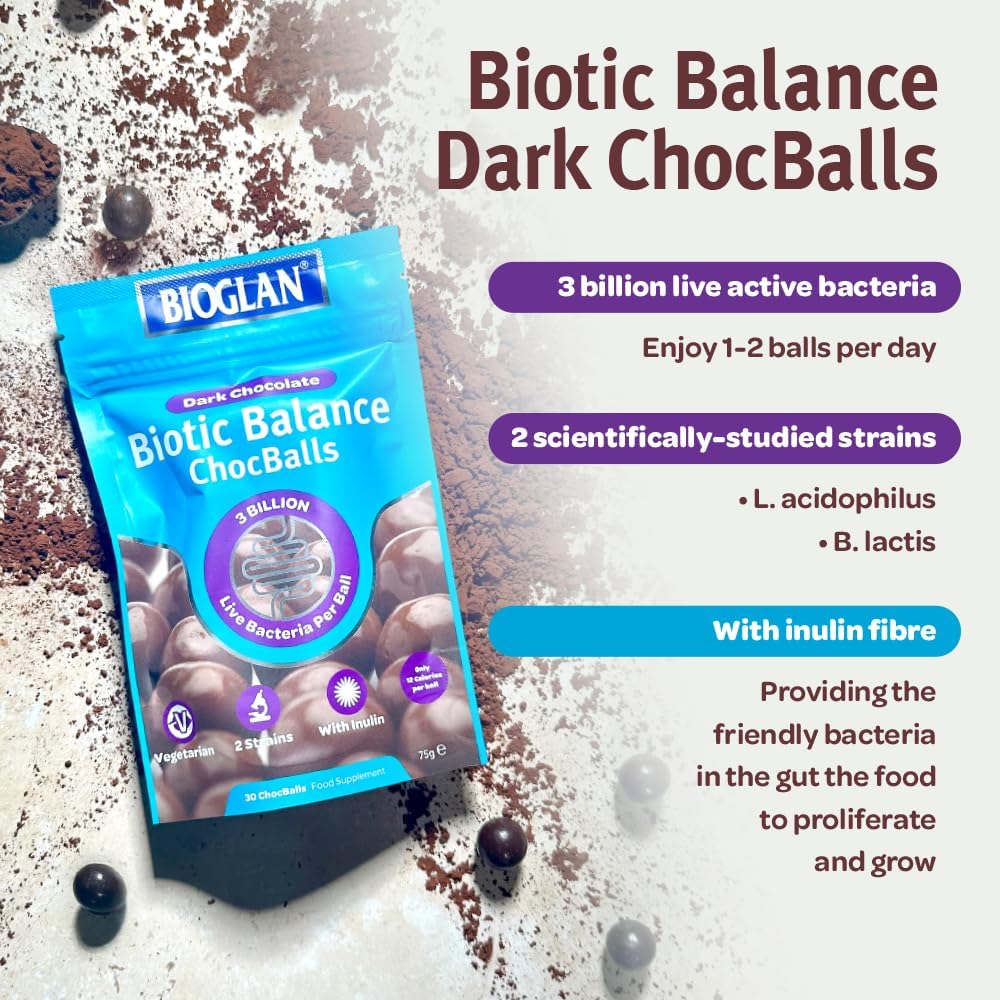 Bioglan Biotic Balance 30 Dark Choc Balls - Image 3
