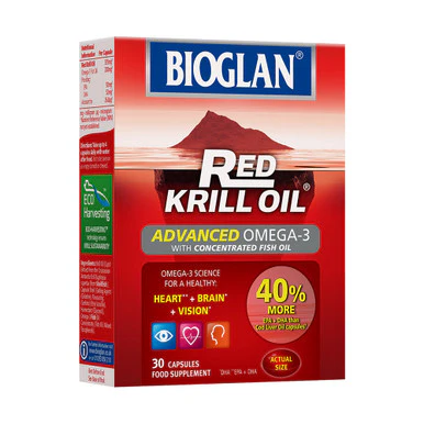 Bioglan Red Krill Omega 3 30 Capsules