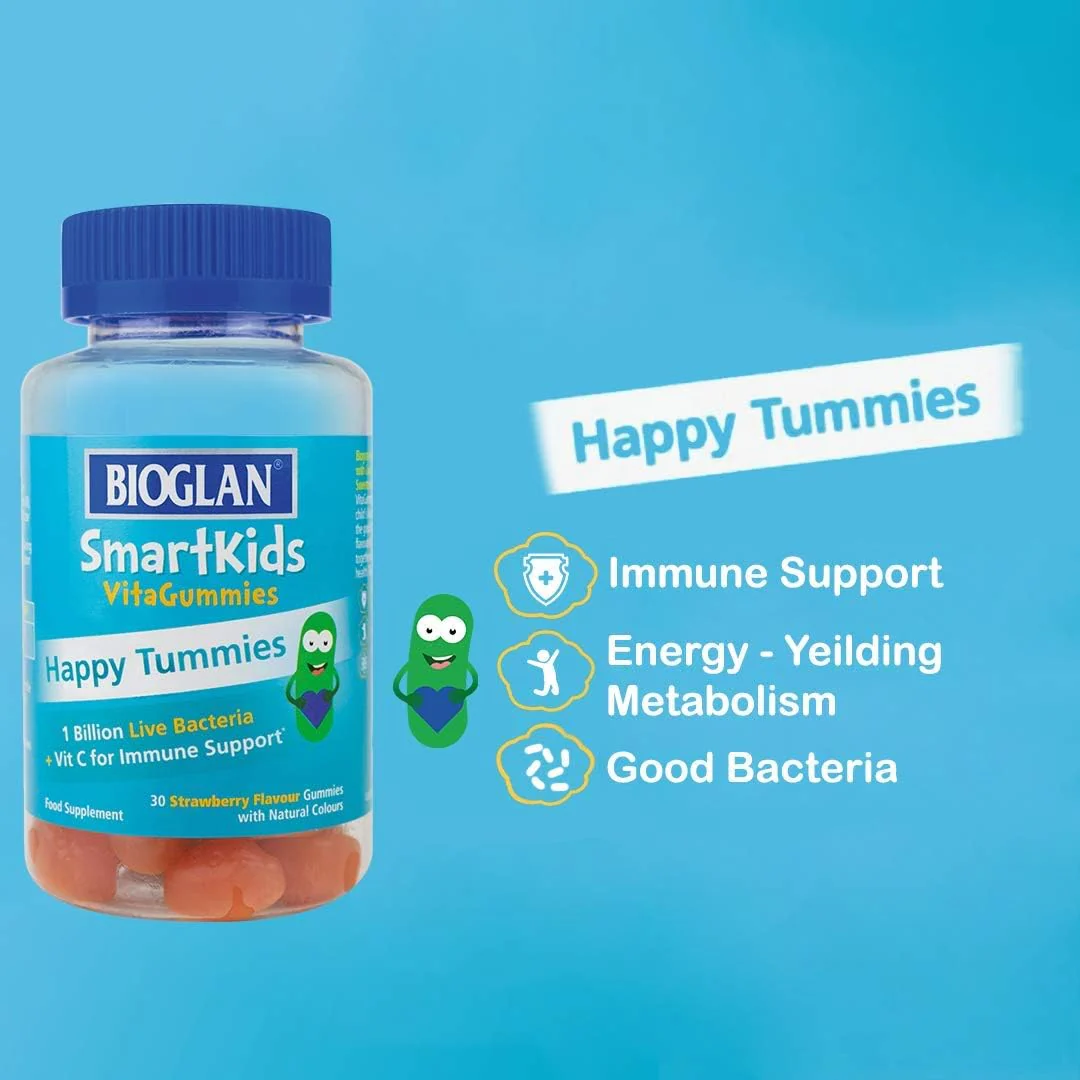 Bioglan Smartkids Happy Tummies 30 Gummies - Image 3