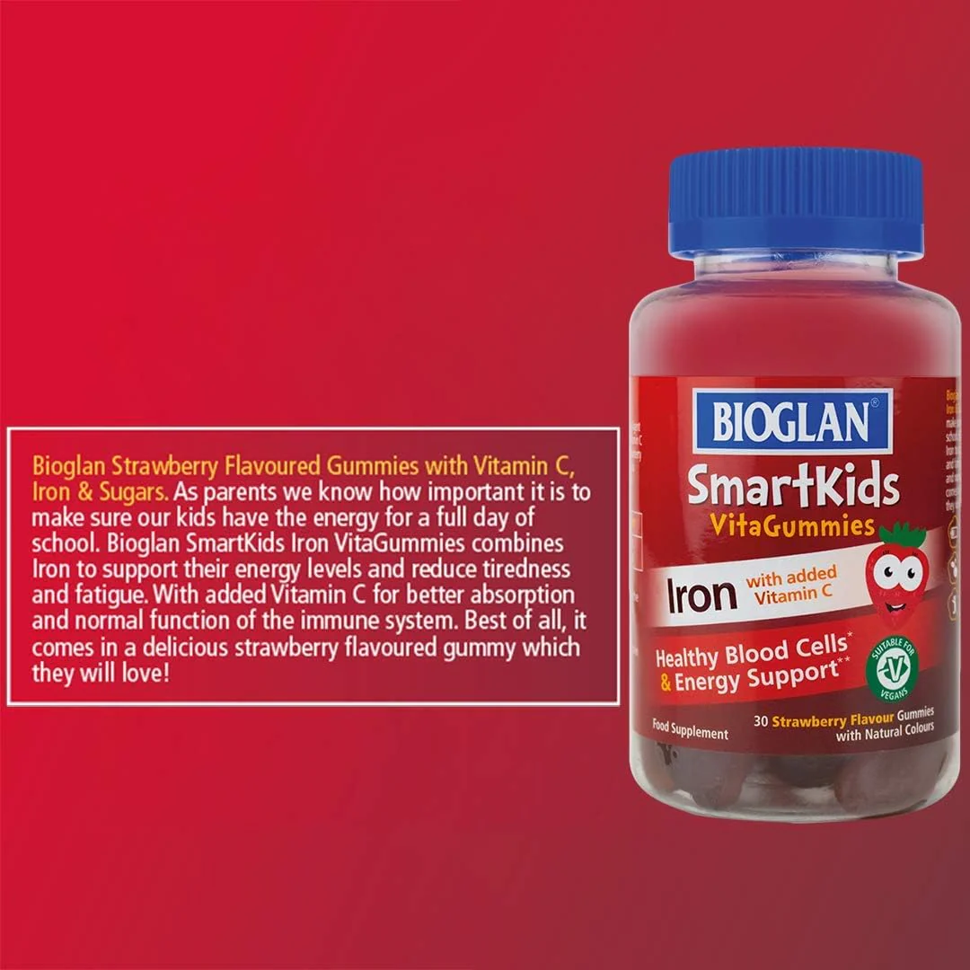 Bioglan Smartkids Iron 30 Gummies - Image 3
