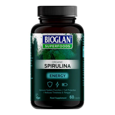 Bioglan Superfoods Organic Spirulina 60 Capsules