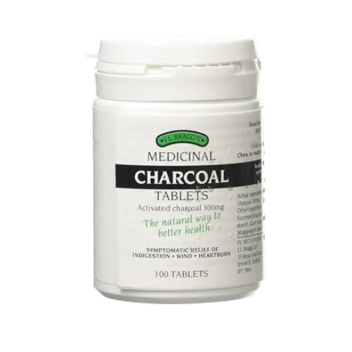 Braggs Medicinal Charcoal 100 Tablets
