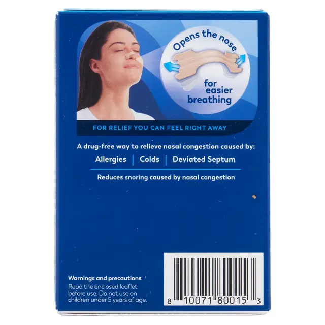 Breathe Right Nasal Strips Orig Large 30s x 3 - Image 4