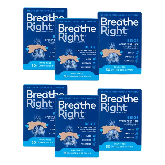 Breathe Right Nasal Strips Original S/M 30 x 6