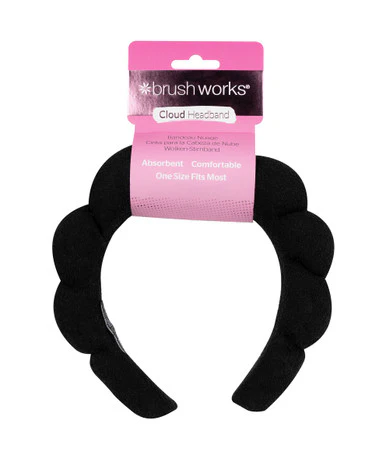 Brushworks Black Cloud Headband