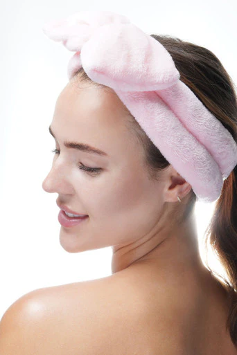Brushworks Makeup Headband Pink - Image 2