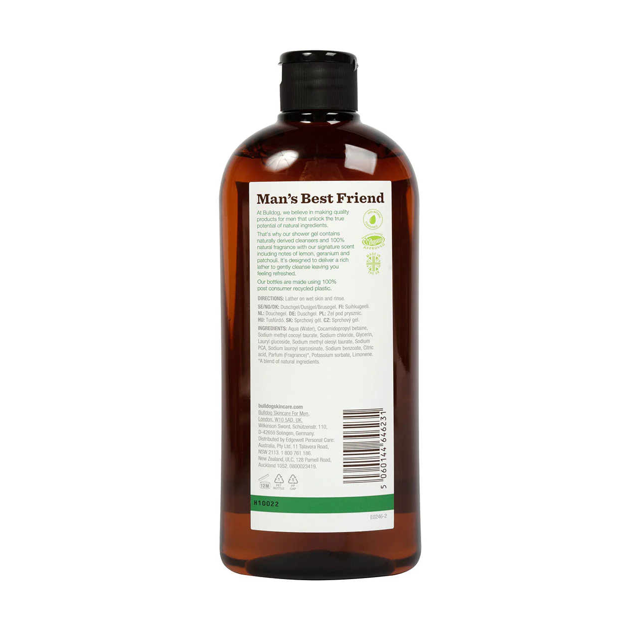 Bulldog Original Shower Gel 500ml - Image 2