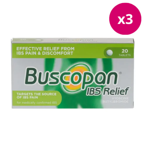 Buscopan Ibs Relief Tablets 20 Triple Pack