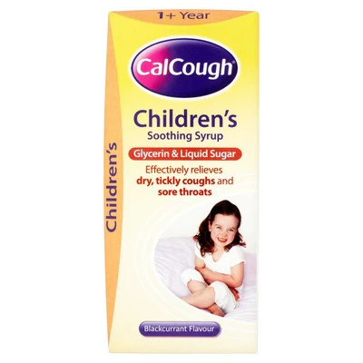 Calcough children's syrup 1+ years blackcurrant 125ml