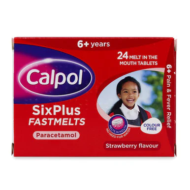 Calpol SixPlus Fastmelts Paracetamol 24 Pack