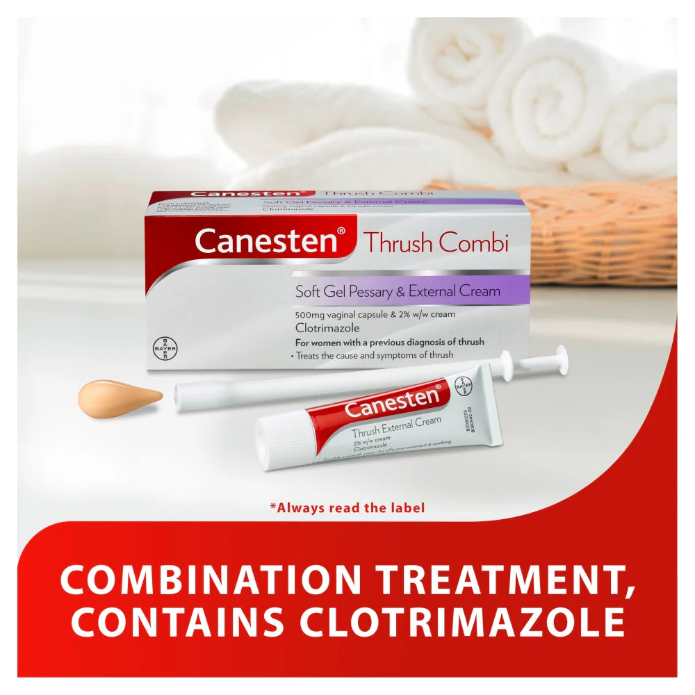 Canesten thrush combi soft gel pessary & external cream - Image 5