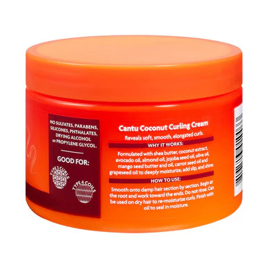 Cantu Shea Butter for Natural Hair Coconut Curling Cream 340g - Image 2