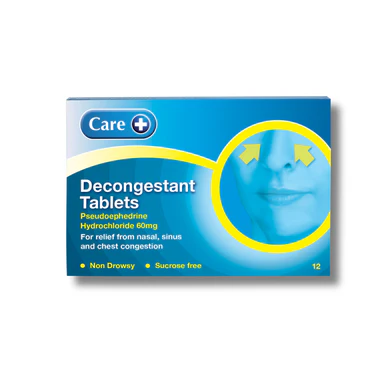 Care+ Decongestant Tablets 12s