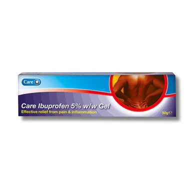 Care+ Ibuprofen Gel 5% w/w 50g