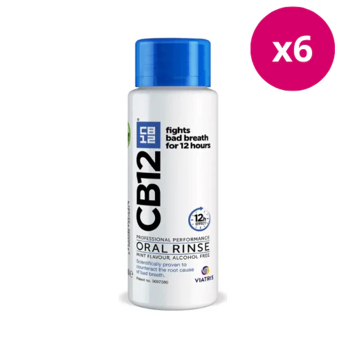 CB12 Mint Mouthwash 250ml x 6