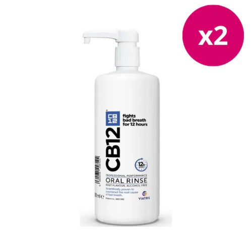 CB12 Mint Mouthwash -Twin pack  1L x 2