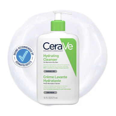 CeraVe Hydrating Cleanser For Face & Body 473ml - Image 5
