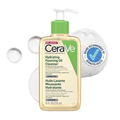 CeraVe Hydrating Foaming Oil Cleanser 236ml - Image 2