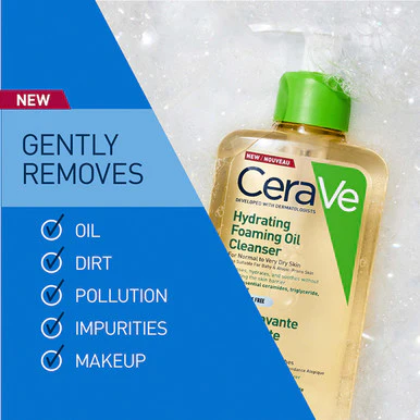 CeraVe Hydrating Foaming Oil Cleanser 473ml - Image 5