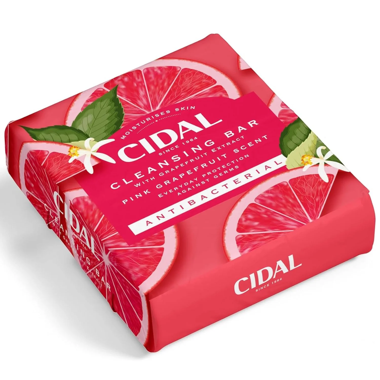 Cidal Cleansing Bar Pink Grapefruit 100g x 2