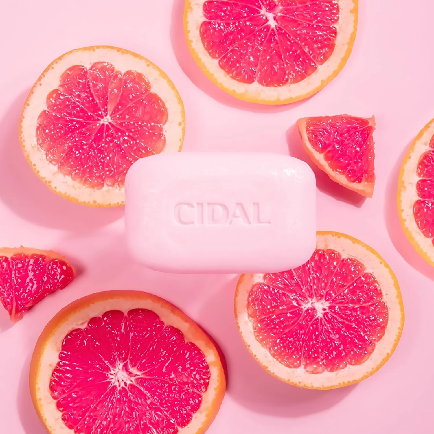 Cidal Cleansing Bar Pink Grapefruit 100g x 2 - Image 4