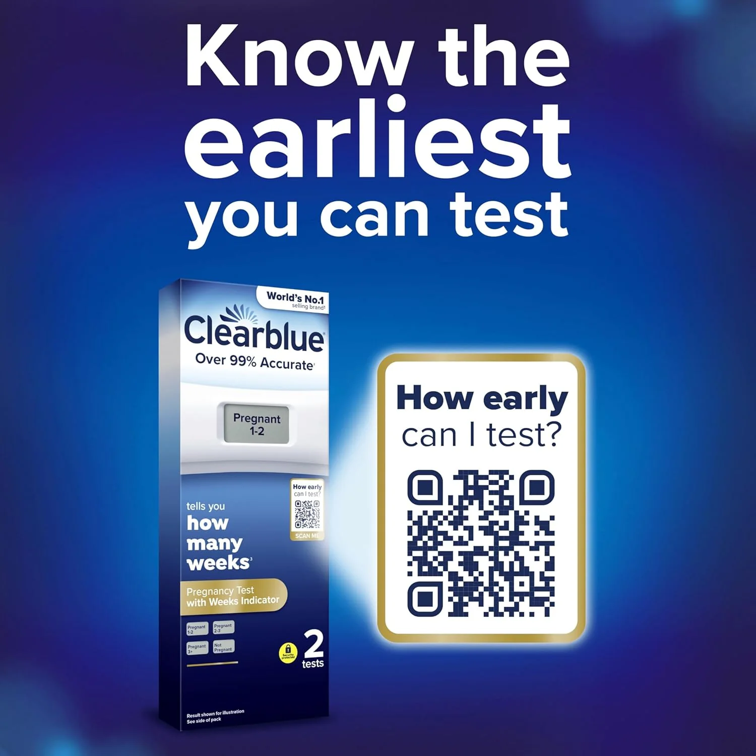 Clearblue Digital Pregnancy Test with Conception Indicator 2 Tests - Image 7
