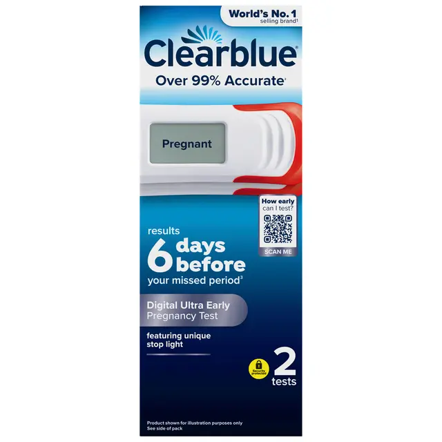 Clearblue Ultra Early Pregnancy Test 2 Pack