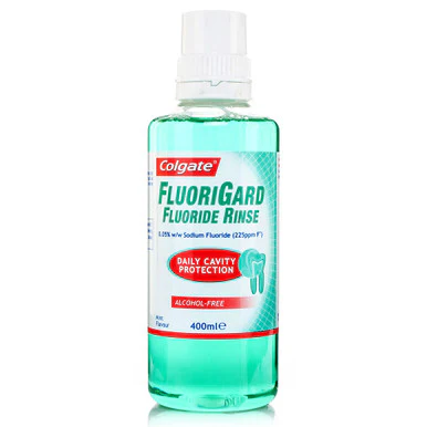 Colgate Fluorigard Fluoride Rinse Alcohol Free Mint 400ml