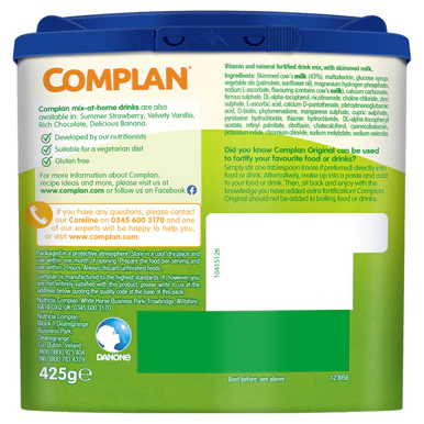Complan Original Nutritional Drink 425g - Image 2