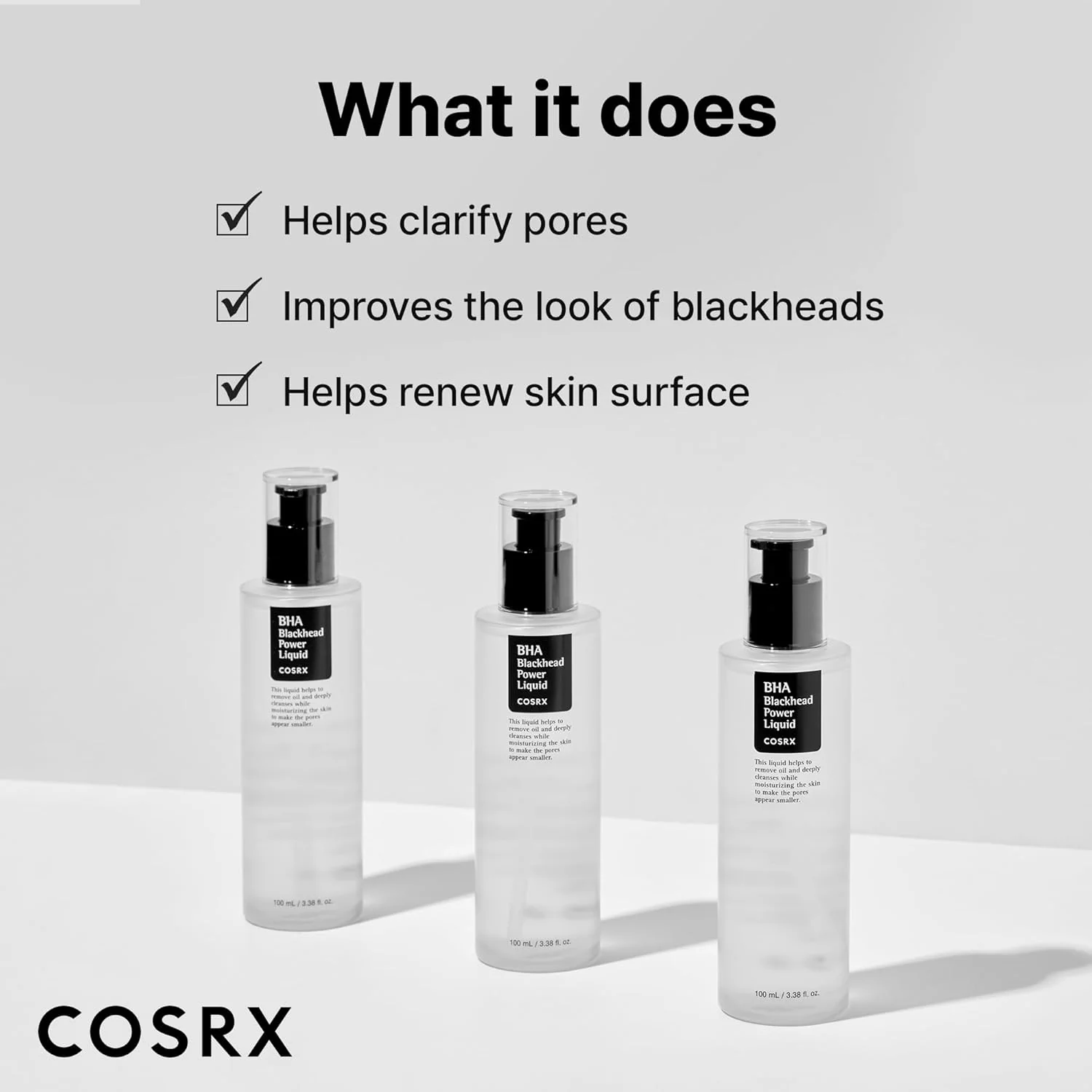 COSRX BHA Blackhead Power Exfoliating Liquid 100ml - Image 3