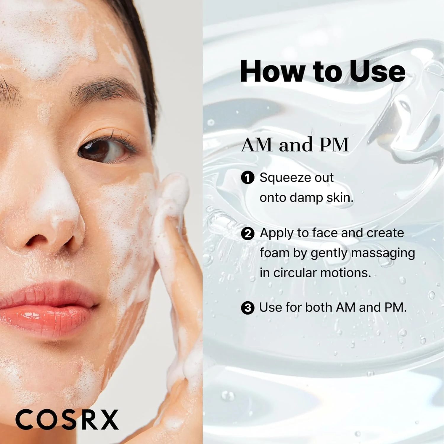 COSRX Low Ph Good Morning Gel Cleanser 150ml - Image 7