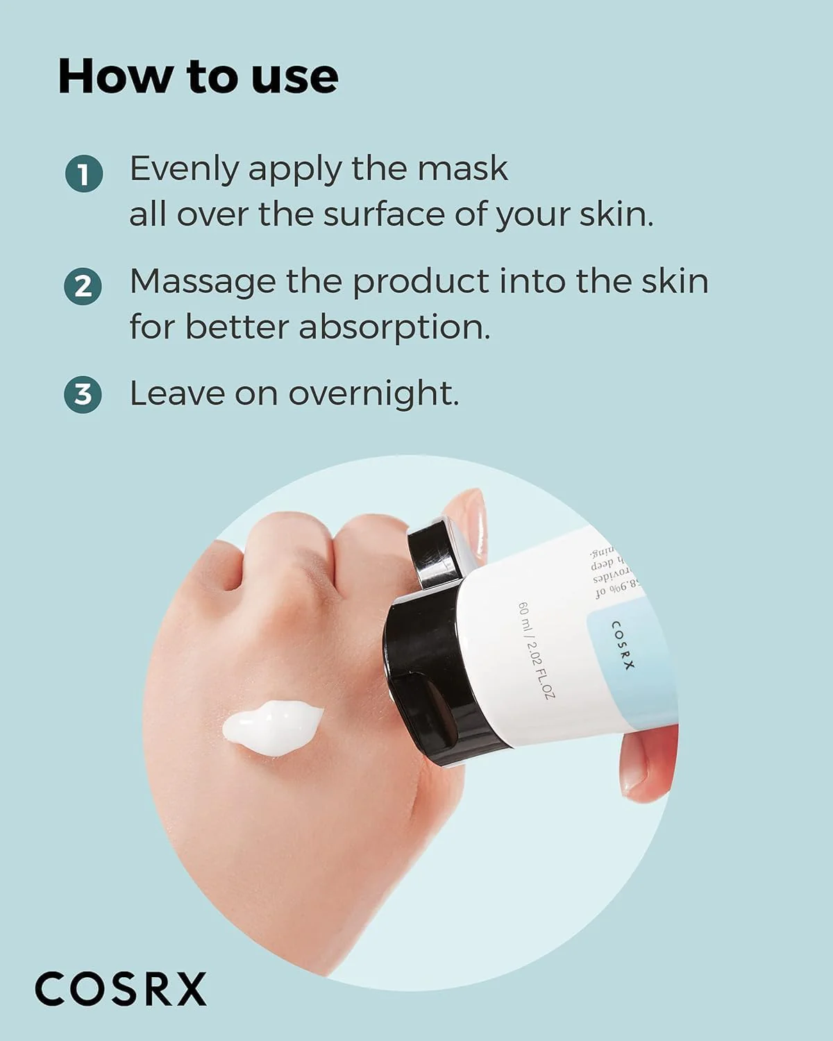 COSRX Ultimate Nourishing Overnight Mask 60ml - Image 7