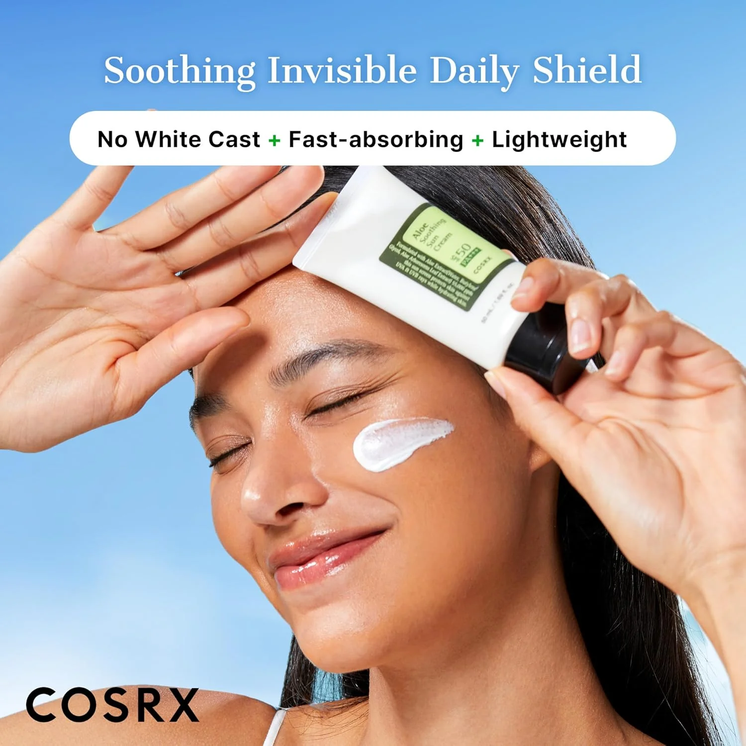 COSRX Aloe Soothing Sun Cream SPF50+ 50ml - Image 5