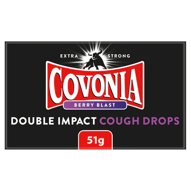 Covonia Berry Blast Double Impact Cough Drops 51g