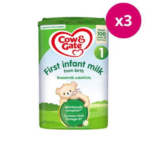 Cow & Gate 1 First Baby Milk Formula 800g x 3