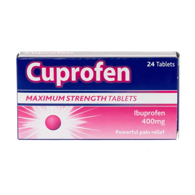 Cuprofen Maximum Strength 400mg 24 Tablets