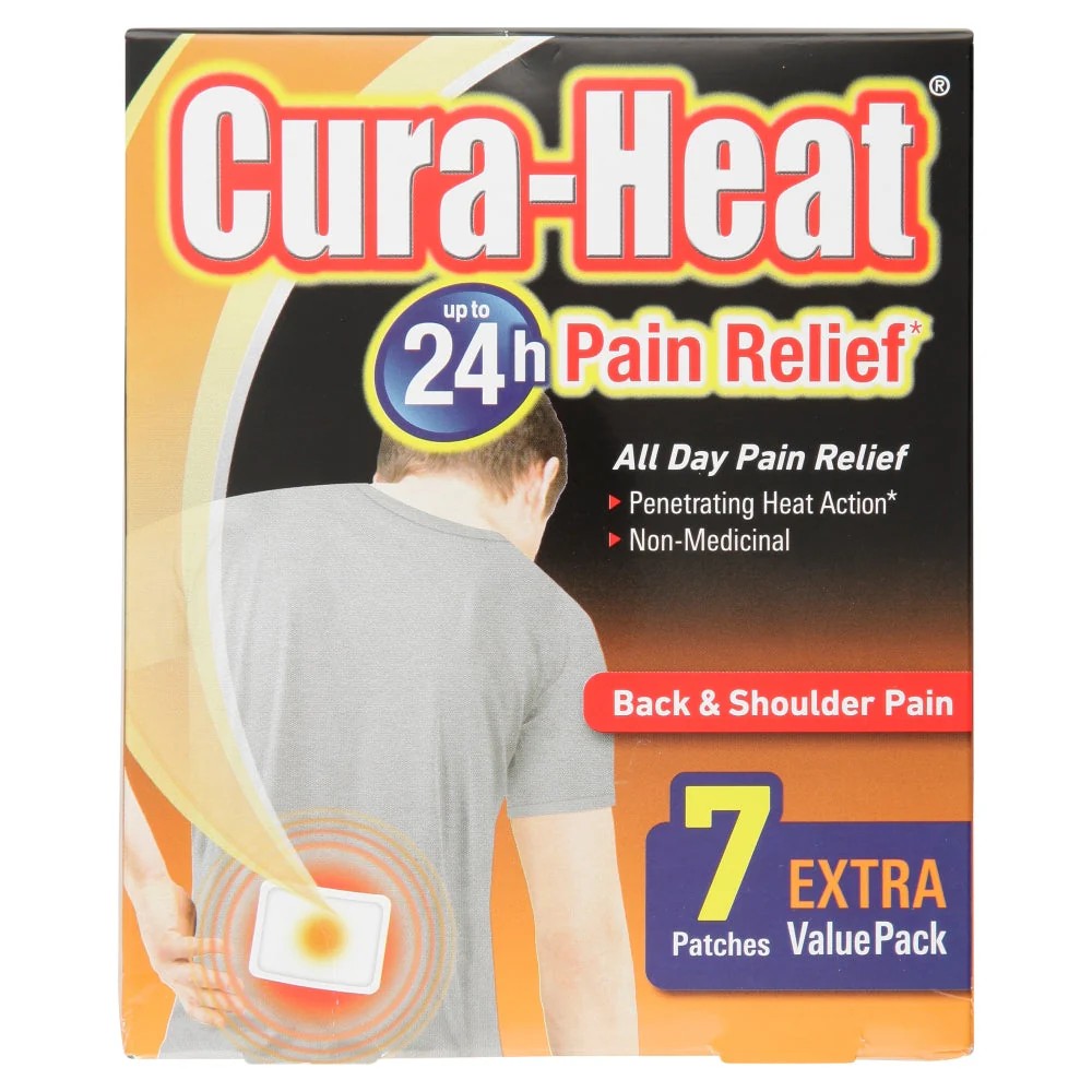 Cura-Heat back & shoulder pain patches
