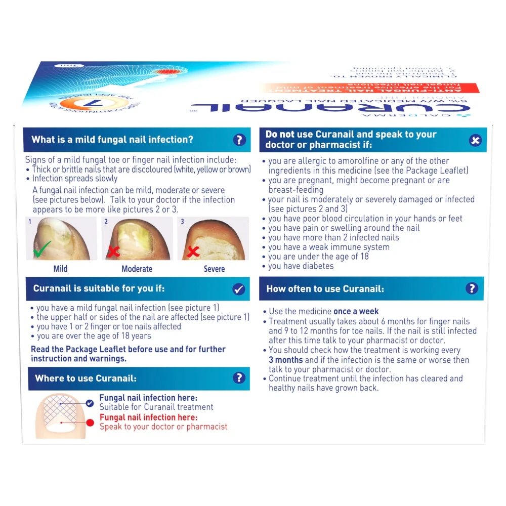 Curanail 5% Fungal Nail Treatment 3ml - Image 2